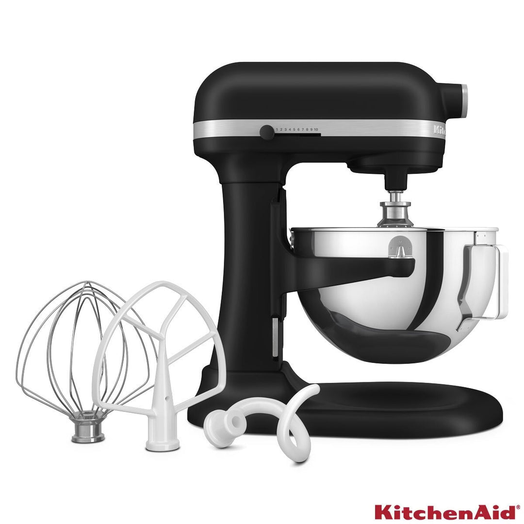 KitchenAid Heavy Duty Stand Mixer 5.2L, Cast Iron Black, 5KSM55SXXBBM