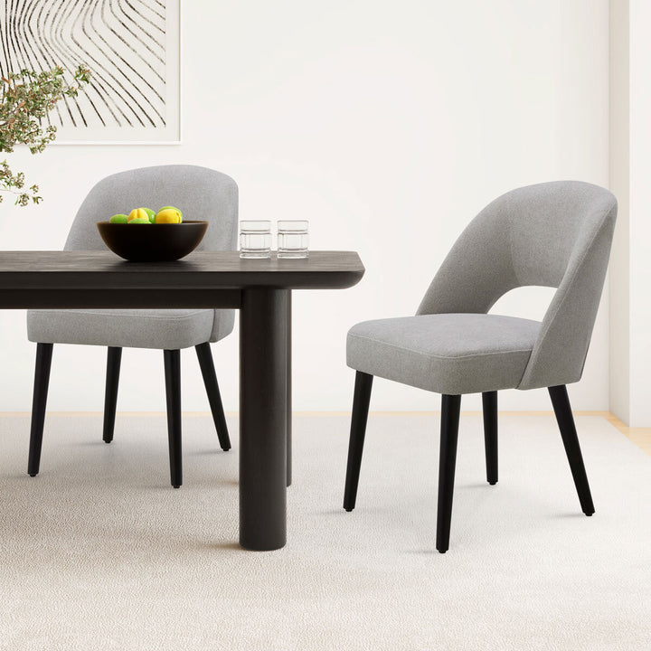 Gilman Creek Kobe Beige Fabric Dining Chairs, 2 Pack