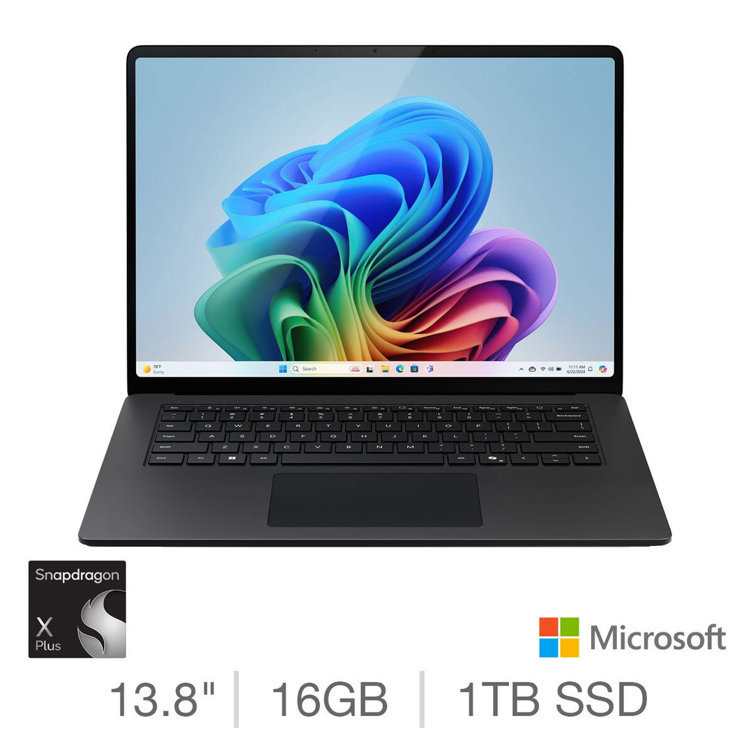 Microsoft Surface Laptop 7, Qualcomm Snapdragon X Plus, 16GB RAM, 1TB SSD, 13.8 Inch Laptop, EP2-19293