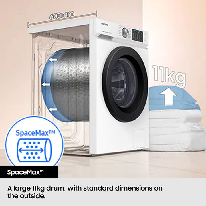 Samsung Series 5 WW11DG5B25AEEU 11kg Washing Machine, A Rated in White