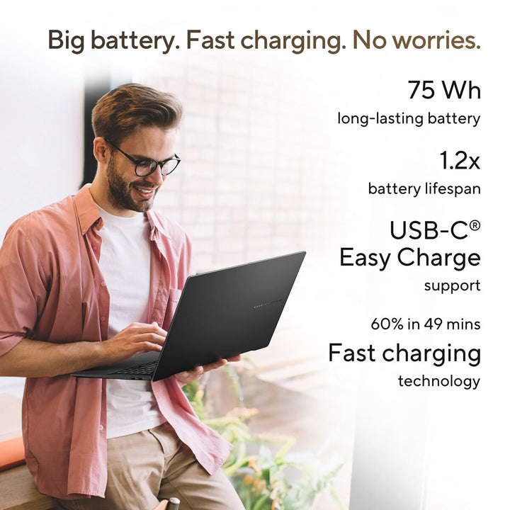 ASUS Vivobook S, AMD Ryzen AI 9, 32GB RAM, 1TB SSD, 15.6 Inch OLED Laptop, M5506WA-MA042W