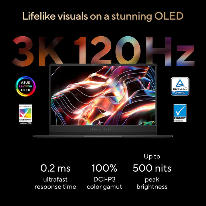 ASUS Vivobook S, AMD Ryzen AI 9, 32GB RAM, 1TB SSD, 15.6 Inch OLED Laptop, M5506WA-MA042W