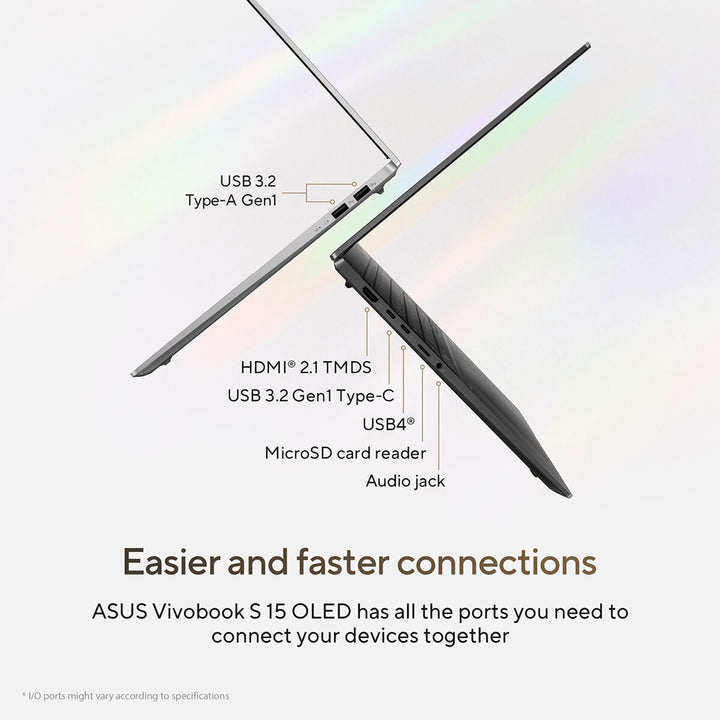ASUS Vivobook S, AMD Ryzen AI 9, 32GB RAM, 1TB SSD, 15.6 Inch OLED Laptop, M5506WA-MA042W
