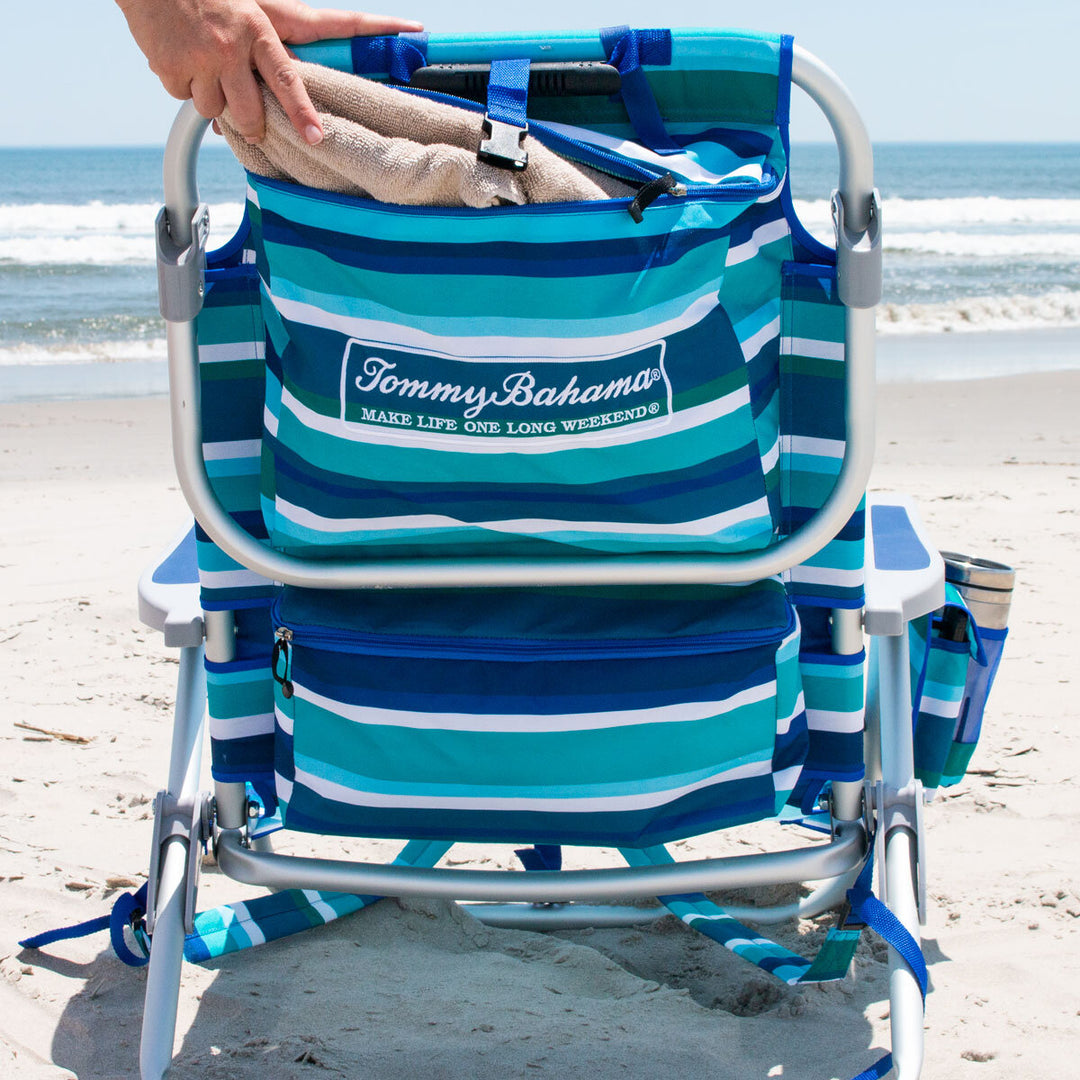Tommy Bahama Backpack Beach Chair in Blue