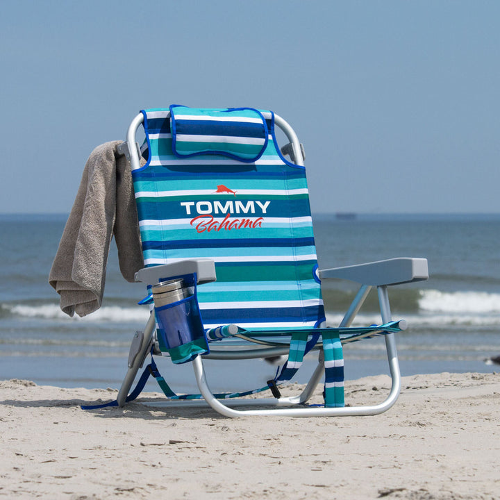 Tommy Bahama Backpack Beach Chair in Blue