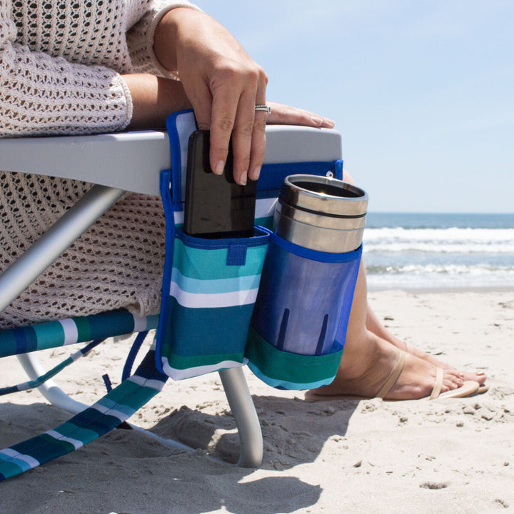Tommy Bahama Backpack Beach Chair in Blue