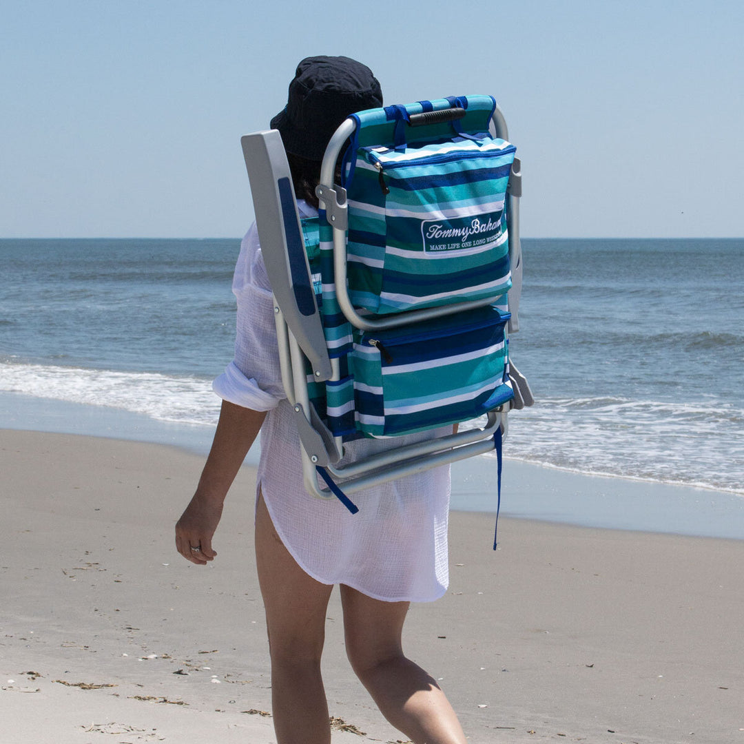 Tommy Bahama Backpack Beach Chair in Blue