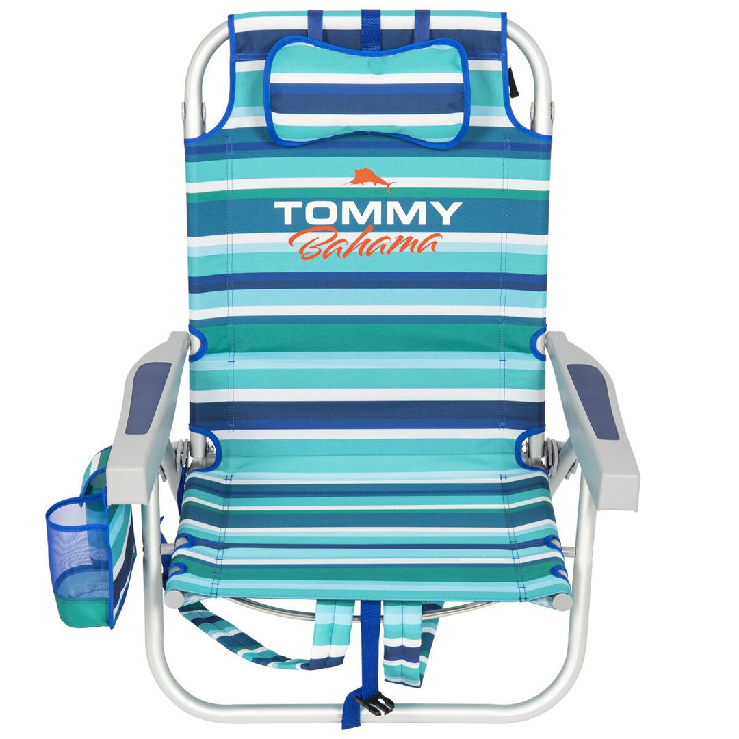 Tommy Bahama Backpack Beach Chair in Blue
