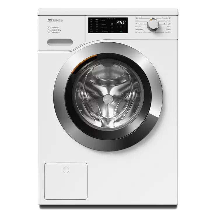 Miele WEK365 WCS PowerWash, 10kg Washing Machine, A Rated in Lotus White