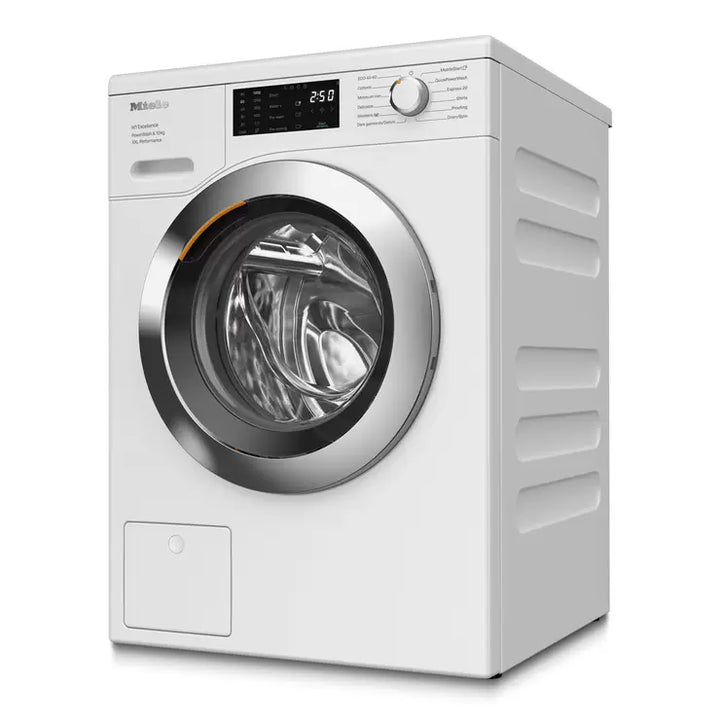 Miele WEK365 WCS PowerWash, 10kg Washing Machine, A Rated in Lotus White