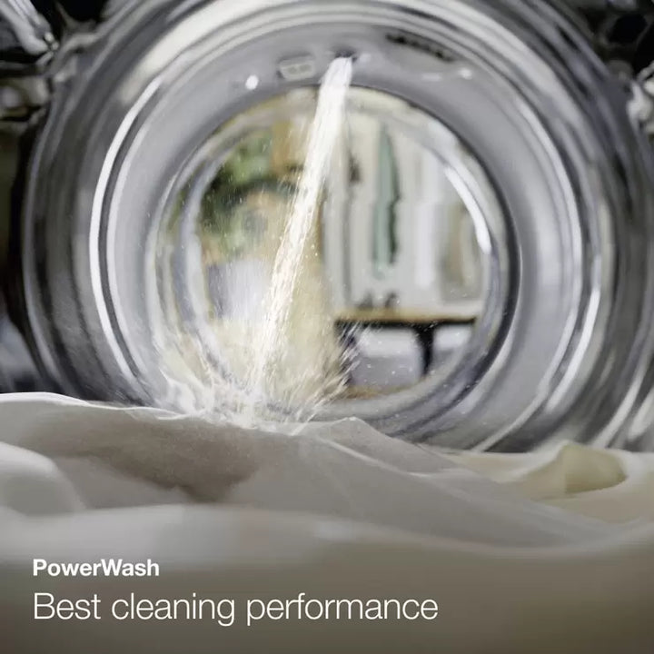 Miele WEK365 WCS PowerWash, 10kg Washing Machine, A Rated in Lotus White