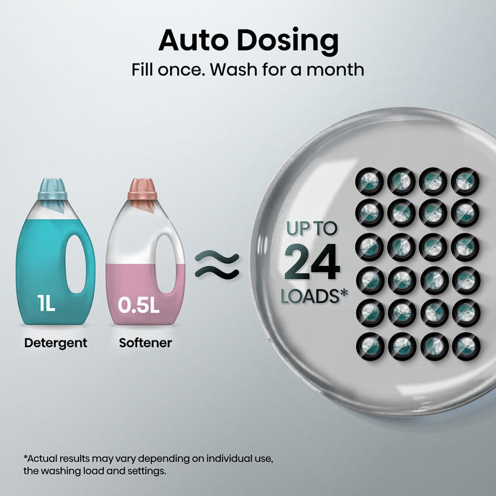 Hisense WD5S1045BB 10.5/6kg, Washer Dryer, D Rated in Black