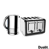 Dualit Architect Kettle &amp; 4 Slot Toaster, Matt Black
