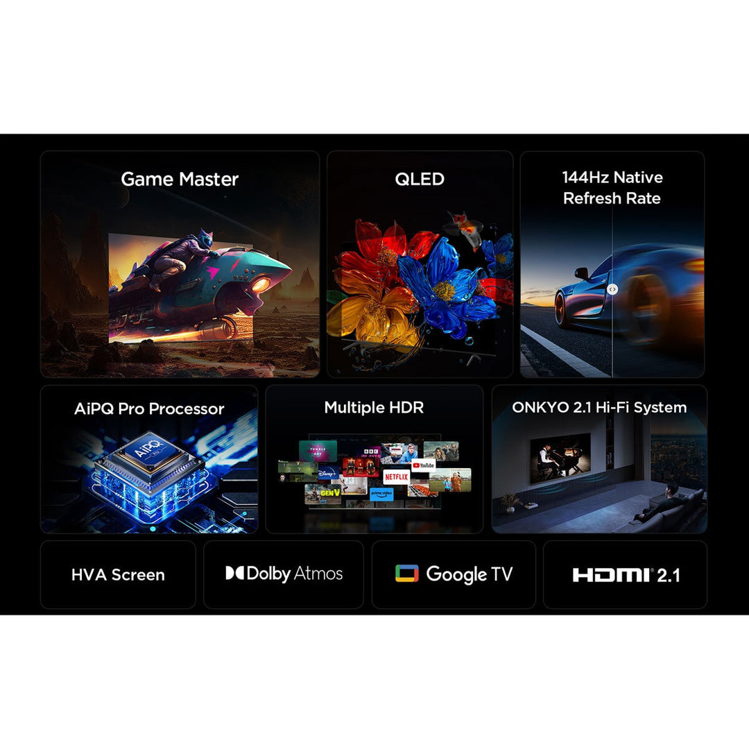 TCL 55P8K-UK 55 Inch QLED TV