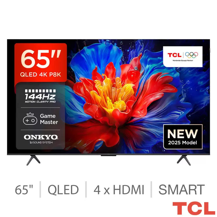 TCL 65P8K-UK 65 Inch QLED TV