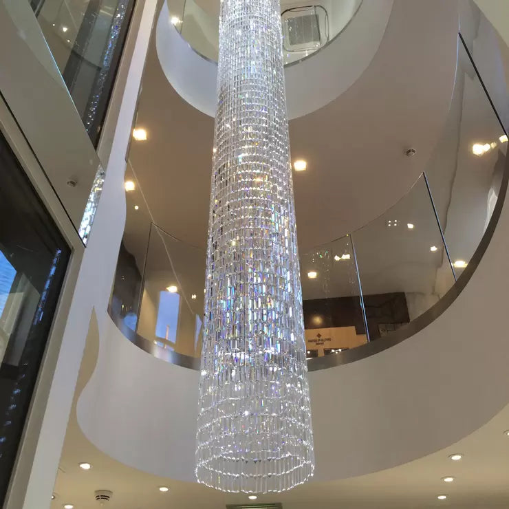 Washington Chrome &amp; Clear Crystal Chandelier 40cm