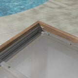 Palram Canopia Helsinki 9ft 10" x 17ft 7" (3m x 5.35m) Cedar Wood Patio Cover
