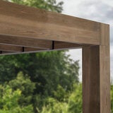 Palram Canopia Helsinki 9ft 10" x 17ft 7" (3m x 5.35m) Cedar Wood Patio Cover