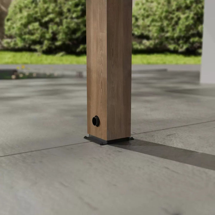 Palram Canopia Helsinki 9ft 10" x 17ft 7" (3m x 5.35m) Cedar Wood Patio Cover