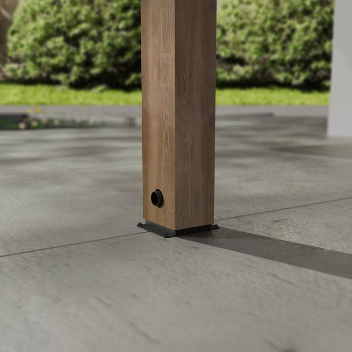 Palram Canopia Helsinki 9ft 10" x 32ft 6" (3m x 9.9m) Cedar Wood Patio Cover