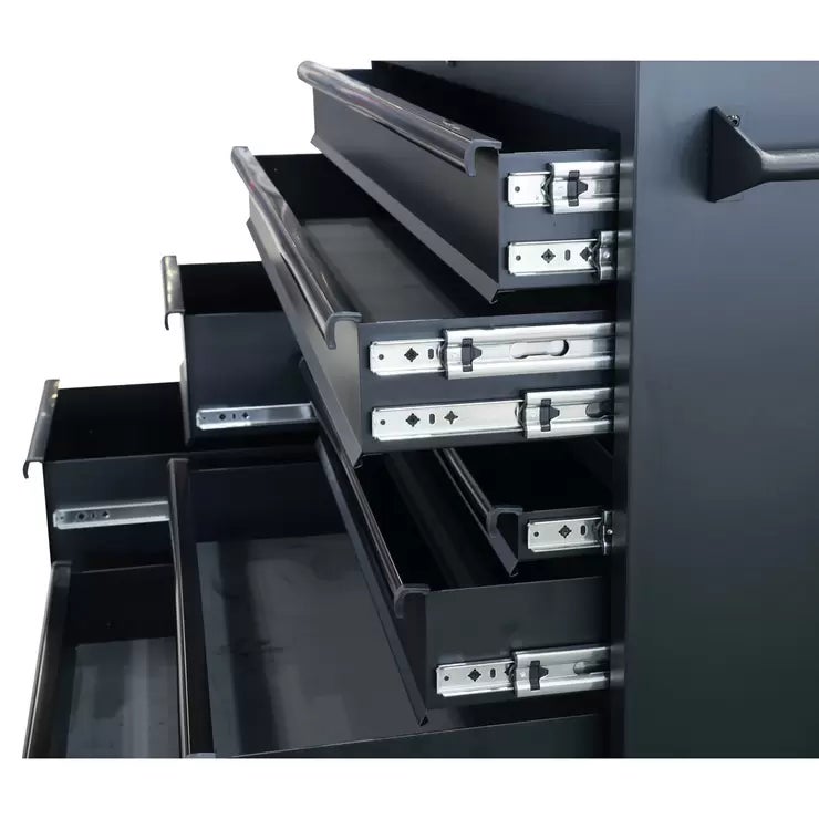 Hilka 55" (140cm) Industrial 16 Drawer Tool Trolley and Chest