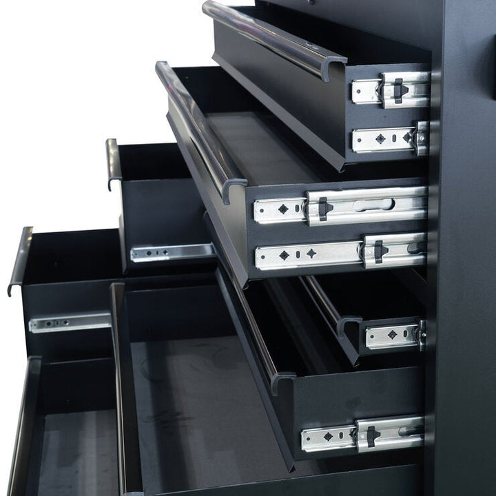 Hilka 55" (140cm) Industrial 8 Drawer Tool Trolley