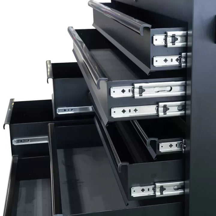Hilka 55" (140cm) Industrial 8 Drawer Tool Trolley