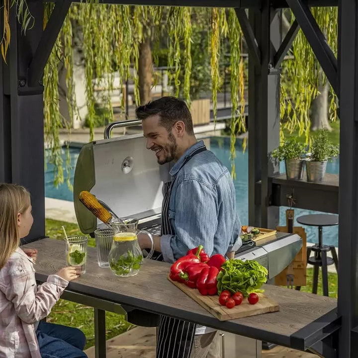 Keter Grill Gazebo 8ft 1" x 6ft 7" (2.47 x 2m)