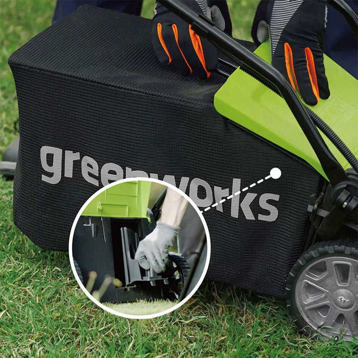 Greenworks 48V 36cm Cordless Lawn Mower &amp; 24V 25cm Line Trimmer Bundle