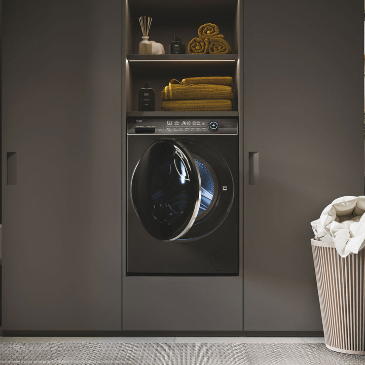 Haier I-Pro Series 7 HWD10BD14979SNUK, 10/6KG Washer Dryer, D Rated in Graphite