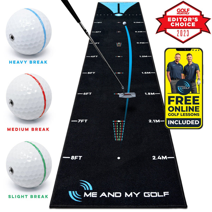 Me and My Golf Breaking Ball 11ft Putting Mat