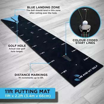 Me and My Golf Breaking Ball 11ft Putting Mat