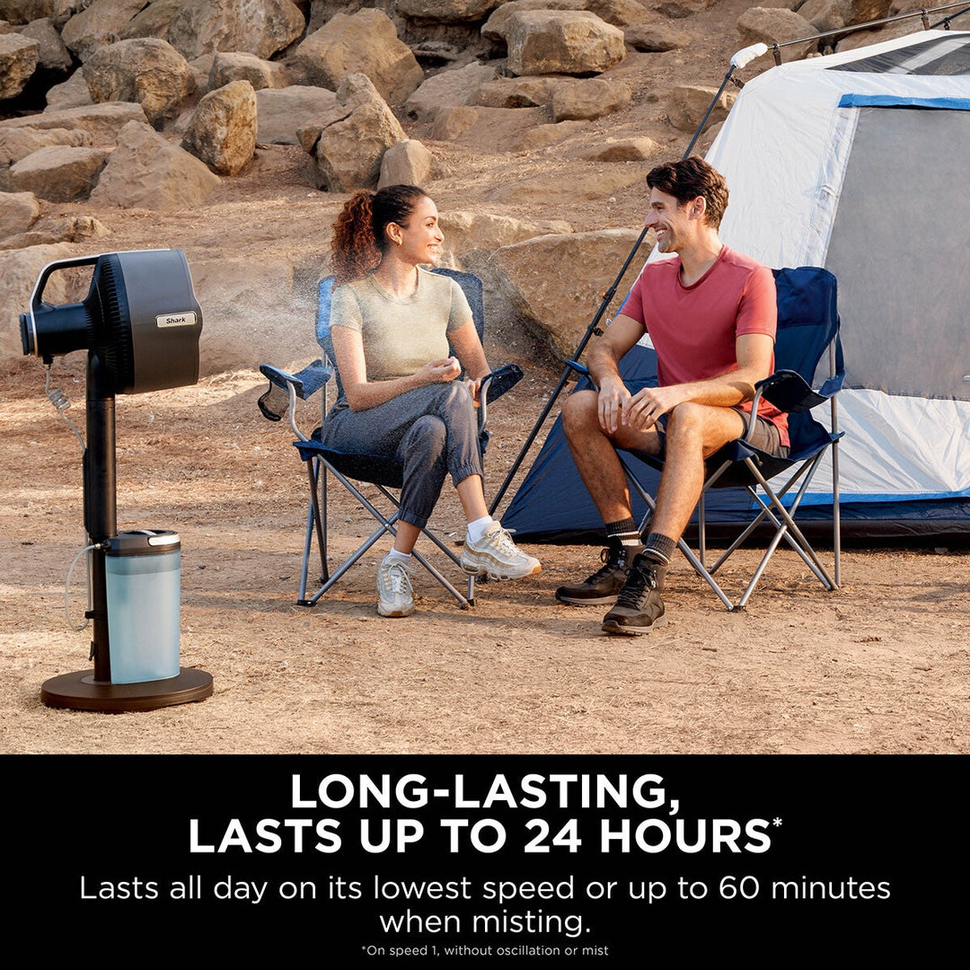 Shark FlexBreeze Pro Mist Indoor & Outdoor Fan & Outdoor Misting System, FA300UK