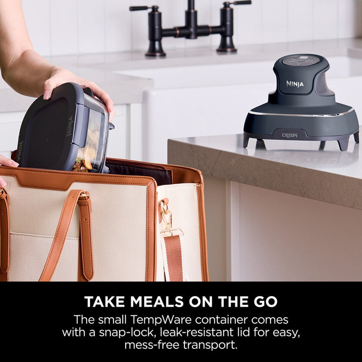 Ninja Crispi 4-in-1 Portable Glass Air Fryer, FN101UKGY
