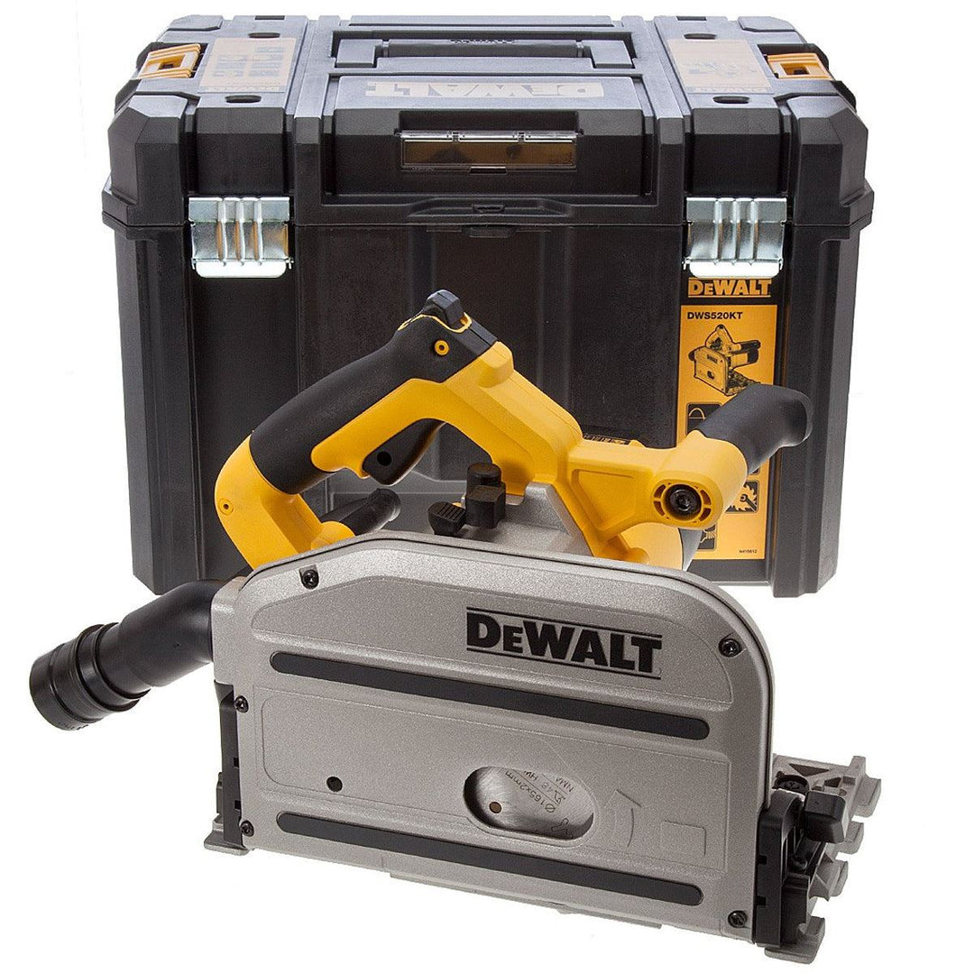 Dewalt DWS520KTL 165mm Heavy-Duty Plunge Saw 1300W 110V - No Guide Rail