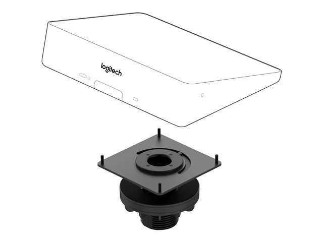 TieDex UK Logitech Tap Table Mount - video conferencing controller mounting kit