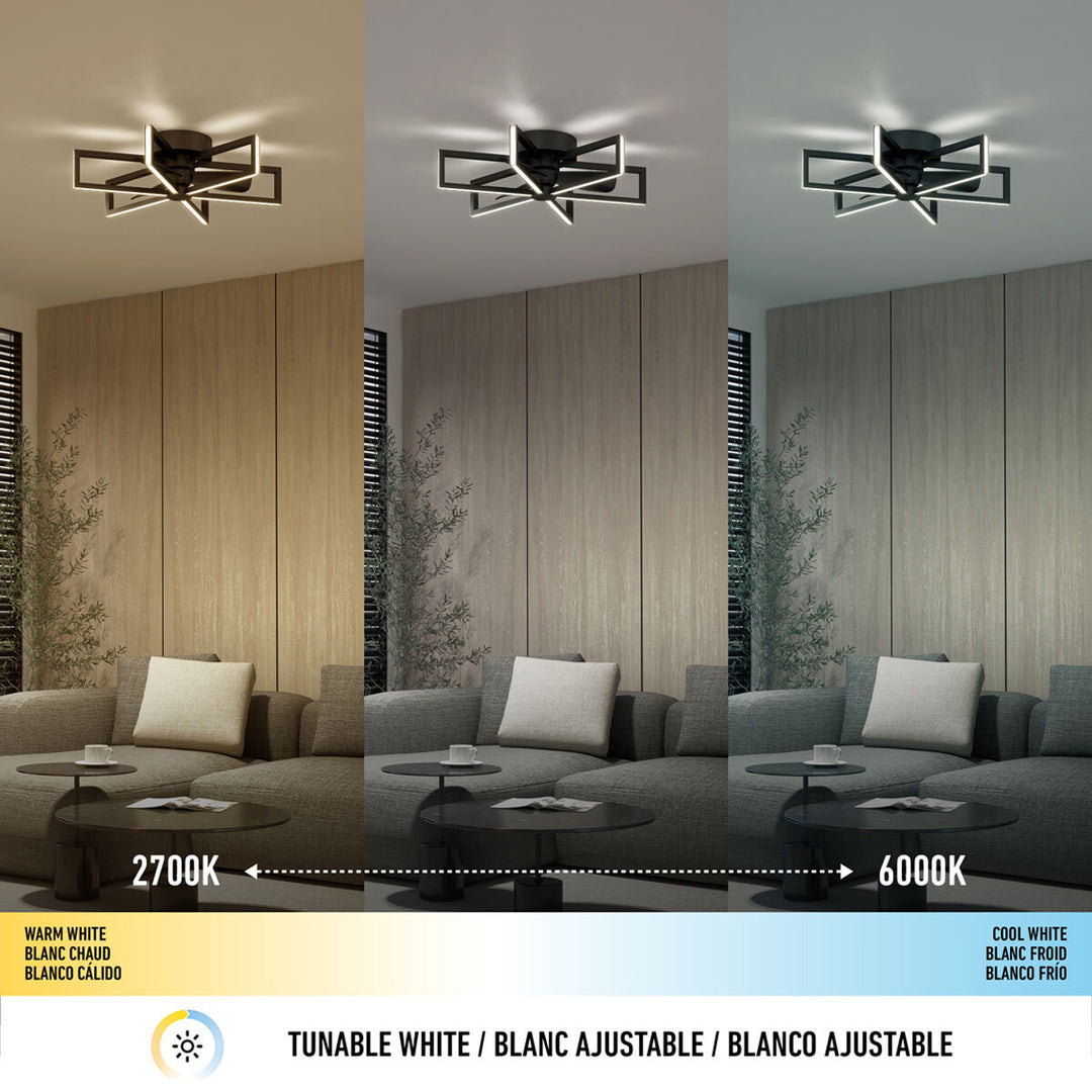 Artika Swirl 26" (66.5cm) Fan Light with Remote Control