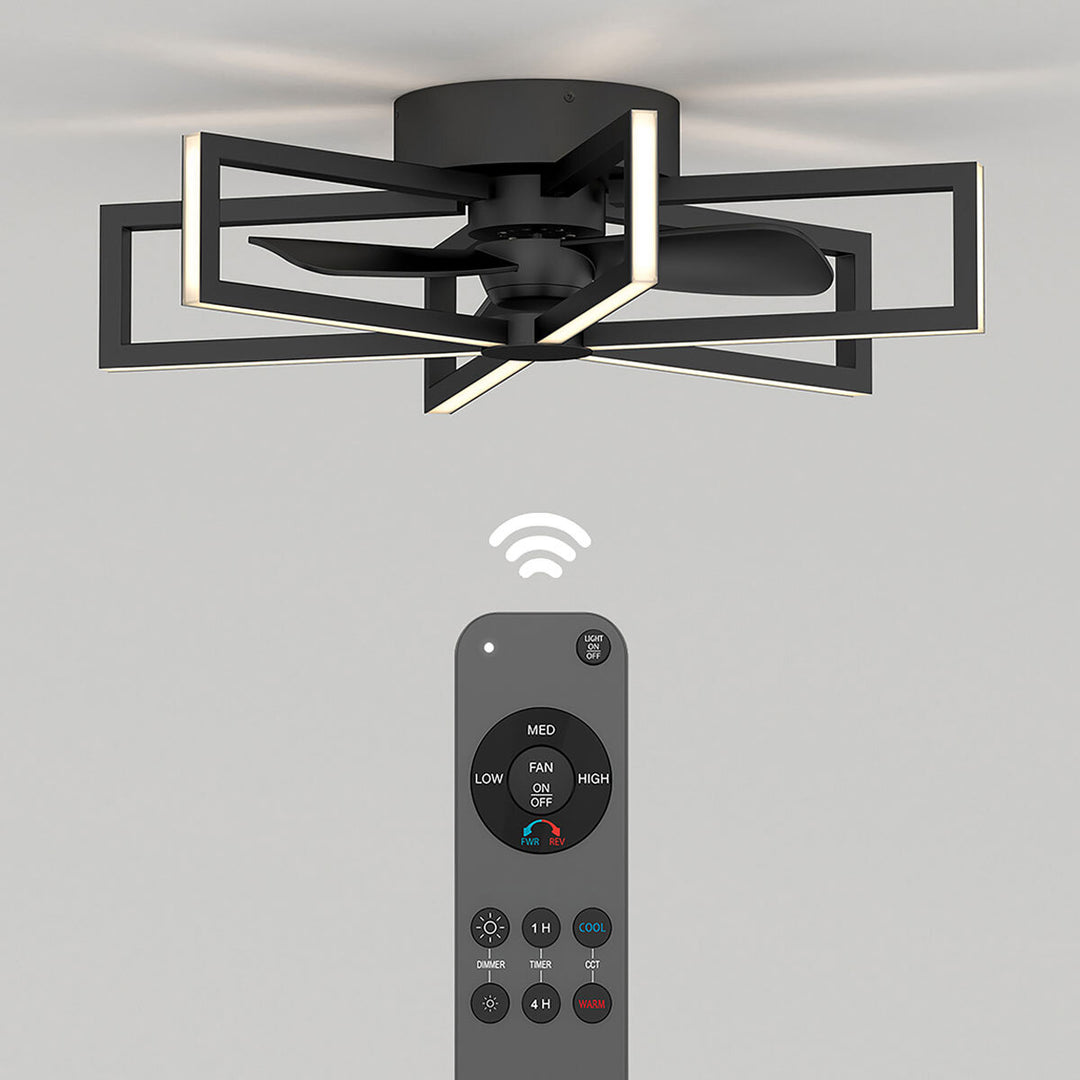 Artika Swirl 26" (66.5cm) Fan Light with Remote Control