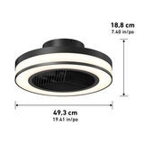 Artika Elton 19" (43cm) Fan Light with Remote Control