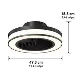 Artika Elton 19" (43cm) Fan Light with Remote Control
