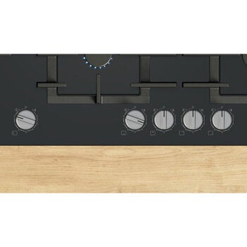 Bosch Series 6 PPM9A6I40, Tempered Glass 90cm Gas Hob in Black