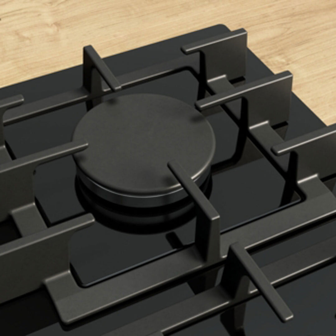 Bosch Series 6 PPM9A6I40, Tempered Glass 90cm Gas Hob in Black