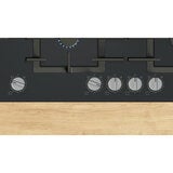 Bosch Series 6 PPM9A6I40, Tempered Glass 90cm Gas Hob in Black