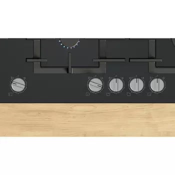 Bosch Series 6 PPM9A6I40, Tempered Glass 90cm Gas Hob in Black