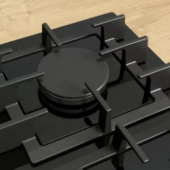 Bosch Series 6 PPM9A6I40, Tempered Glass 90cm Gas Hob in Black