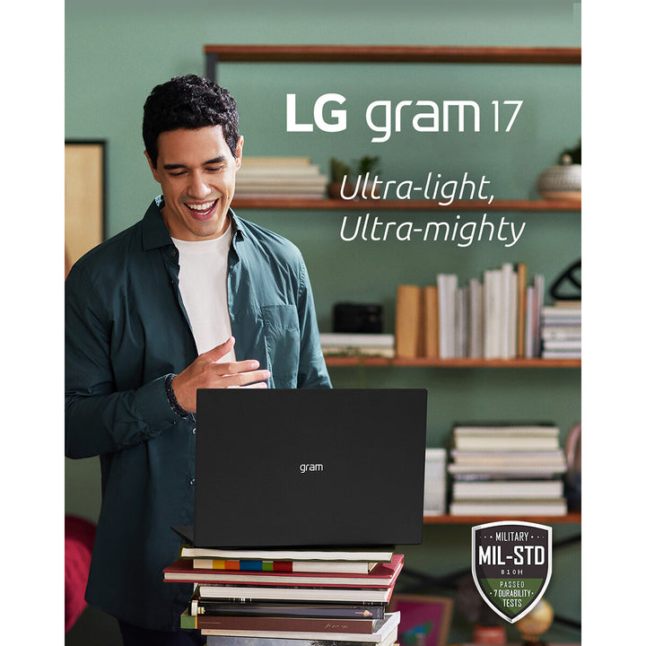 LG gram, Intel Core i5, 16GB RAM, 256GB SSD, 17 Inch Laptop, 17Z90RU-G.AP52A1