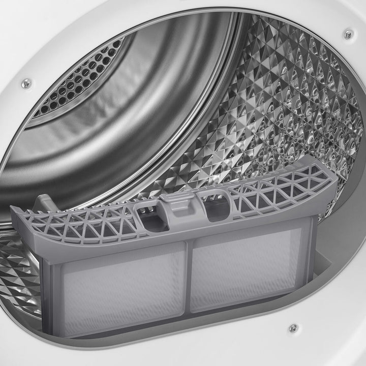 Samsung Series 8 DV90BB9445GHS1, 9kg Smart Heat Pump Tumble Dryer, A+++ Rated in White