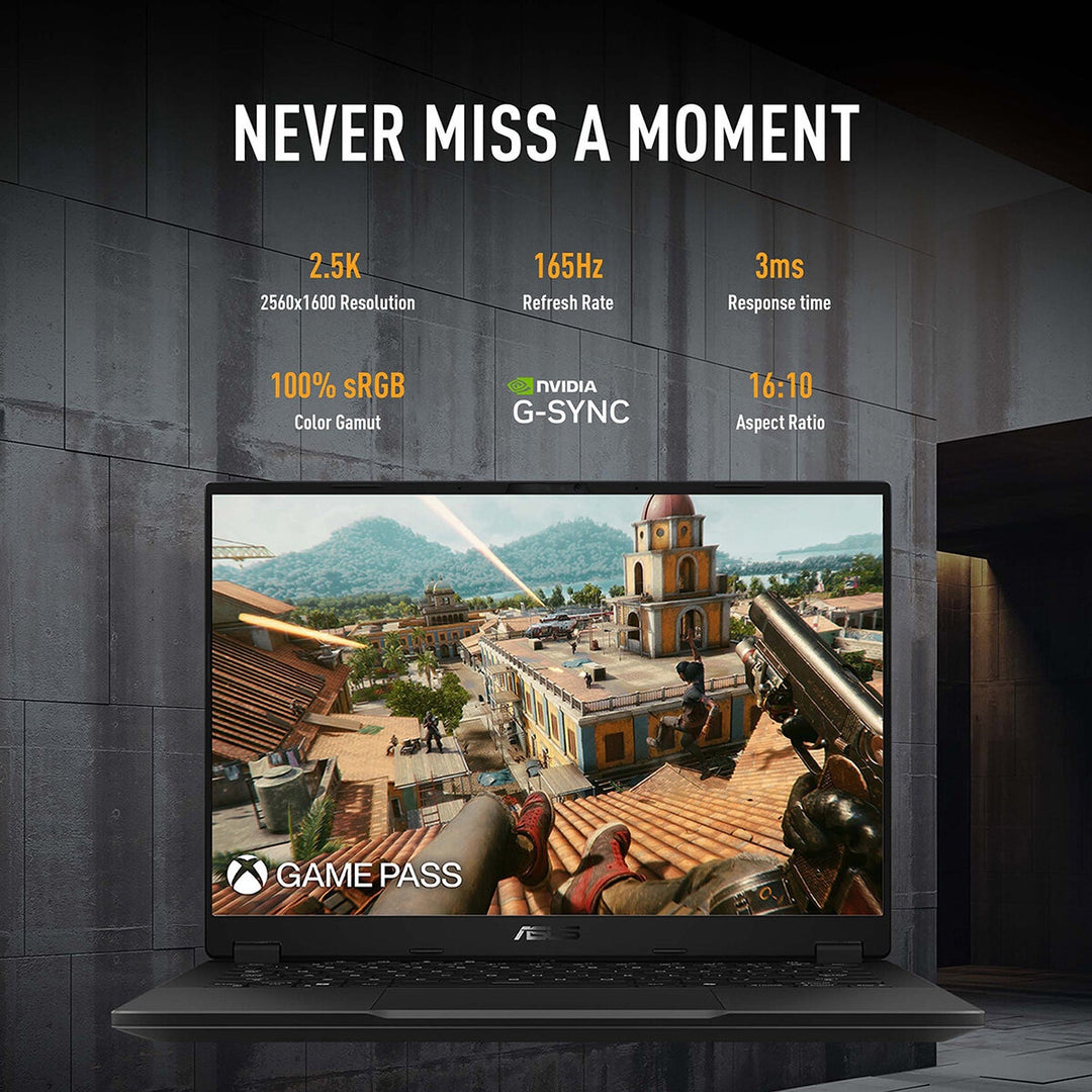 ASUS TUF A14, AMD Ryzen AI 7, 16GB RAM, 1TB SSD, NVIDIA GeForce RTX 5050, 14 Inch Gaming Laptop, FA401KH-RG005W