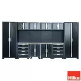 Hilka Garage Pro+ 24 Gauge Steel 11 Piece Cabinet Set