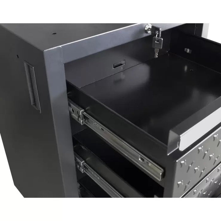 Hilka Garage Pro+ 24 Gauge Steel 11 Piece Cabinet Set